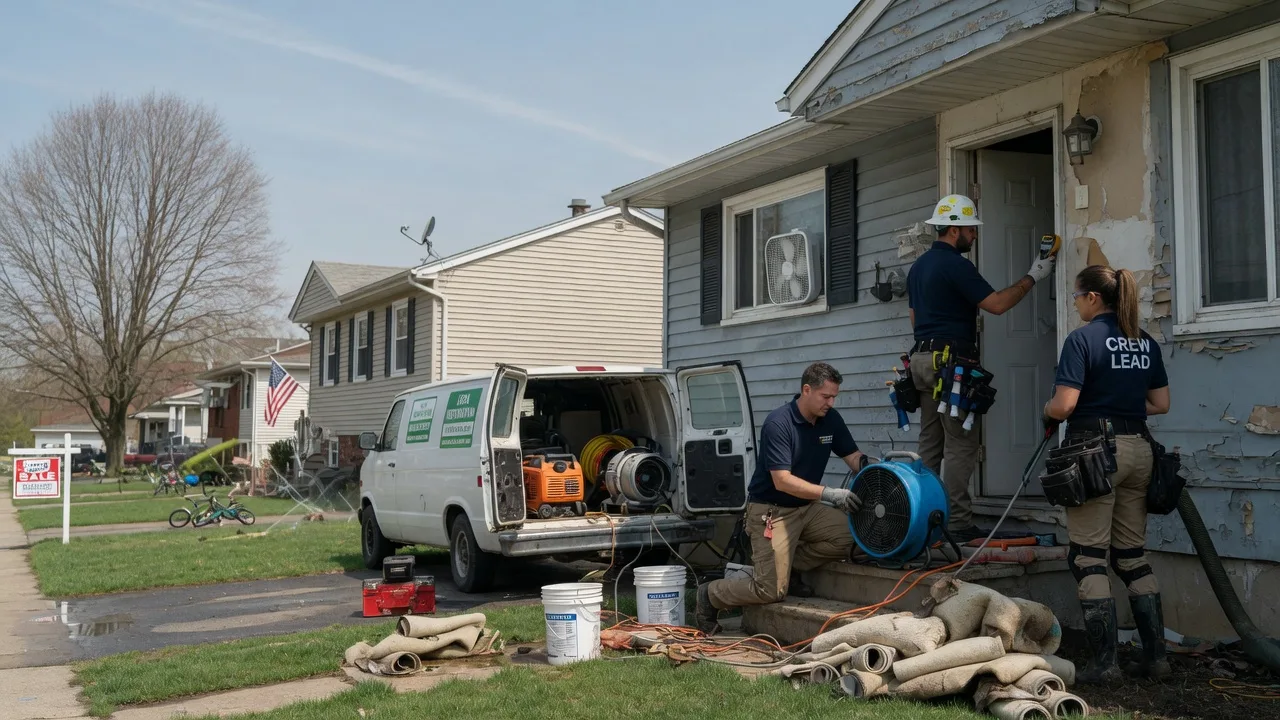 Flood Cleanup in Brodheadsville, PA near me