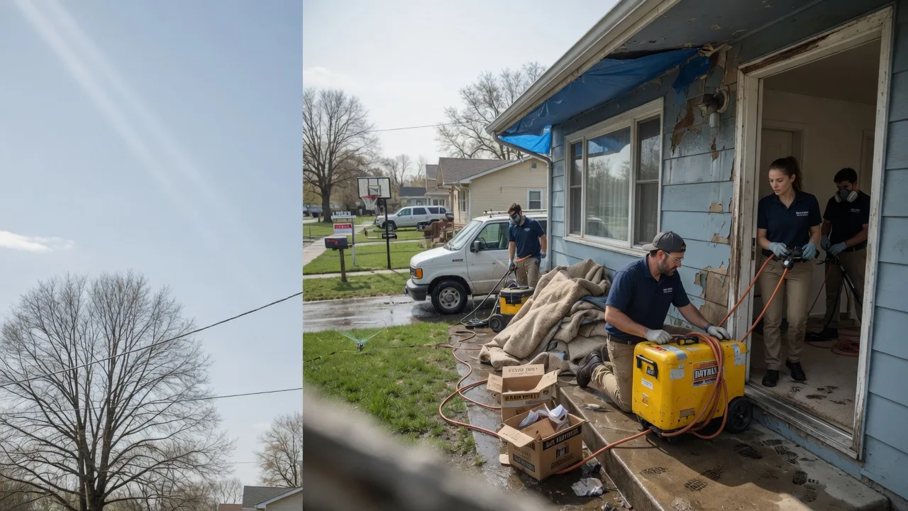 Basement Flood Cleanup in Brodheadsville, PA near me